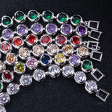 CWWZircons Classic CZ Bridal Wedding Tennis Bracelet for Women