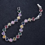 CWWZircons Classic CZ Bridal Wedding Tennis Bracelet for Women