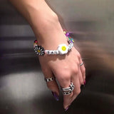 EDY 21SS Hip Hop Punk SALUTE Bracelet for Men Women