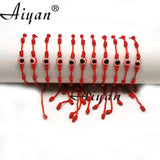 12Pcs 6MM Resin Eye Baby Size Screw Joint Bracelet With Exorcism Protection Gift