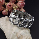 Alloy Chain Shape Opened Cuff Bracelet for Women