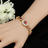 CWWZircons Nigerian Green CZ Crystal Charm Bracelet For Women