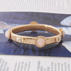 NFWF Spring Bracelet Bangles For Women Natural Stone Exaggeration Jewelry