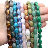 6 8 10MM Agates Crystal Quartz Loose Spacer Beads Jewelry Making DIY