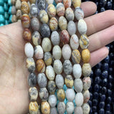 6 8 10MM Agates Crystal Quartz Loose Spacer Beads Jewelry Making DIY