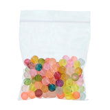 100Pcs Mixed Round Frosted Glass Beads Bracelet Necklace DIY Jewelry Making