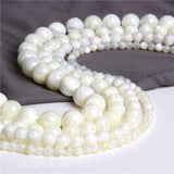 4-12MM Mother of Pearl Shell Beads Round Spacer Loose Bead