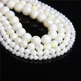 4-12MM Mother of Pearl Shell Beads Round Spacer Loose Bead