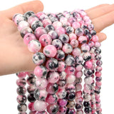 Pink Persian Jades Stone Beads for Jewelry Making DIY Bracelets 6-12mm
