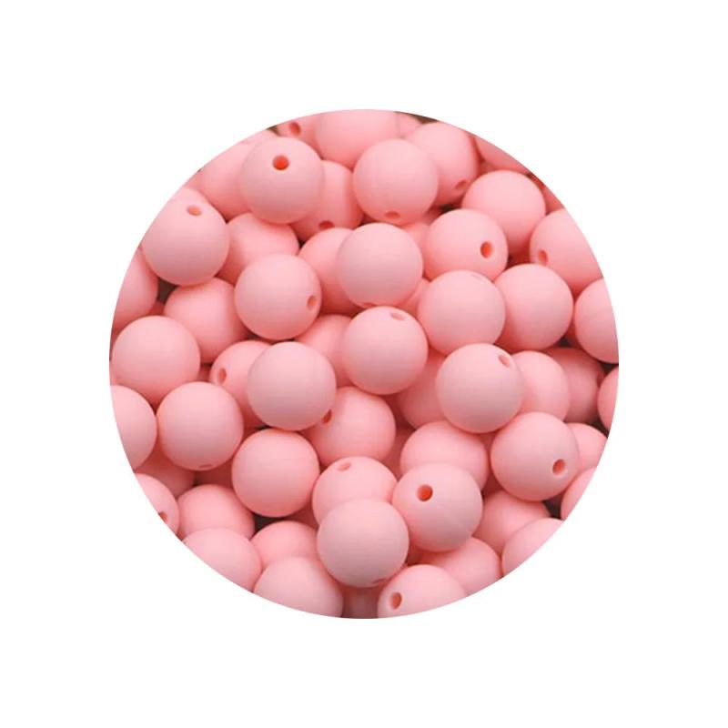 50pcs Silicone Beads For Jewelry Making DIY Bracelets Pacifier Chain Accessories