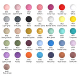 50pcs Silicone Beads For Jewelry Making DIY Bracelets Pacifier Chain Accessories