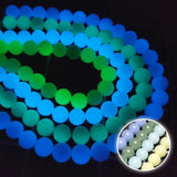 Natural Stone Luminous Glowing Dark Beads for Jewelry Making DIY Bracelet