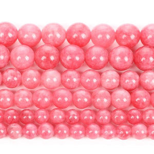 Natural Stone Rhodochrosite Round Beads Loose Spacer Bead For Jewelry Making
