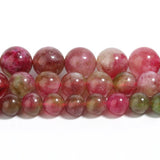 Colorful Tourmaline Natural Stone Beads 6-8-10mm Round Loose Beads