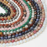 Pink Quartz Agates Howlite Amazonite Stone Beads for DIY Bracelet 6/8/10MM