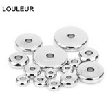 50pcs 304 Stainless Steel Spacer Beads for DIY Bracelet Making