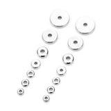 50pcs 304 Stainless Steel Spacer Beads for DIY Bracelet Making