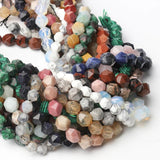 6mm 8mm 10mm Faceted Natural Stone Beads for Jewelry Making