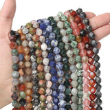 6mm 8mm 10mm Faceted Natural Stone Beads for Jewelry Making