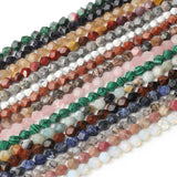 6mm 8mm 10mm Faceted Natural Stone Beads for Jewelry Making