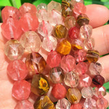 Cherry Quartz Stone Beads Natural Loose Spacer Beads 15'' 6 8 10mm