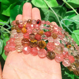 Cherry Quartz Stone Beads Natural Loose Spacer Beads 15'' 6 8 10mm
