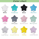 5/10Pcs Star Silicone Beads Baby Teether DIY Bracelet Jewelry Gift