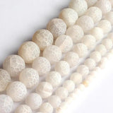 Dragon Veins Fire Agate Beads Round 6 8 10MM Natural Stone for Jewelry Making