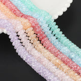 6/8/10mm Pink Purple Quartz Crystal Glass Beads for Jewelry Making DIY