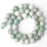 6/8/10mm Natural Burma Jade Stone Beads Round Spacer Beads