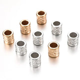 9mm Tube Big Hole CCB Spacer Beads for Jewelry Making DIY Bracelet