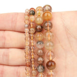 AA Colorful Rutilated Quartz Beads Natural Stone Round Loose Beads