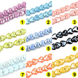 Colorful Heart Shape Ceramic Beads for Jewelry Making DIY