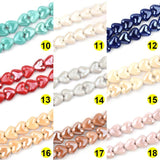 Colorful Heart Shape Ceramic Beads for Jewelry Making DIY