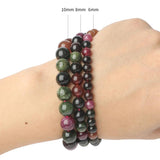 Tourmaline Stone Beads 6/8/10mm Round Loose Spacer for Jewelry Making