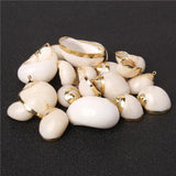 Spiral Sea Shell Charms for Jewelry Making