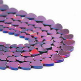 6/8/10MM Silver Plated Hematite Spacer Beads for Jewelry Making