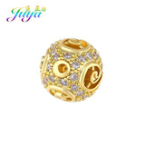 10mm Hollow Metal Ball Beads for Bracelets Earrings