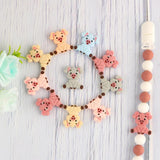 5/10pcs Pig Silicone Beads Food Teether Safety BPA DIY Pacifier Chain