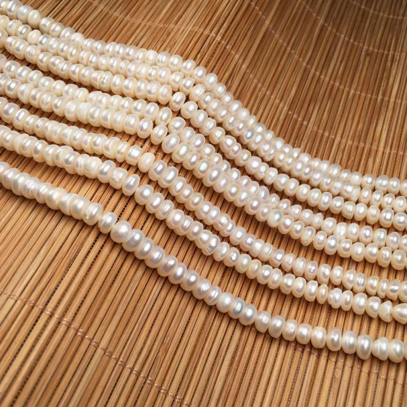 Freshwater Pearl Beads Flat Shape for DIY Necklace Bracelet