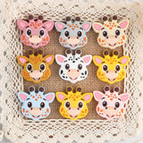 Giraffe Head Silicone Animal Beads DIY Baby Toy BPA