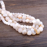 Matte Dull Stripes Agates Stone Beads for Jewelry Making