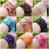 Natural Jades Jaspers Stone Beads for Jewelry Making DIY Bracelet