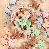 5/10 Pcs Silicone Animal Beads Food Silicone Tooth Beads DIY Pacifier Chain BPA