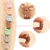5/10 Pcs Silicone Animal Beads Food Silicone Tooth Beads DIY Pacifier Chain BPA