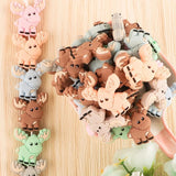 5/10 Pcs Silicone Animal Beads Food Silicone Tooth Beads DIY Pacifier Chain BPA