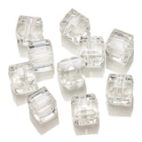 Glass Faceted Square Crystal Cube Beads - DIY Charm Bracelets Jewelry
