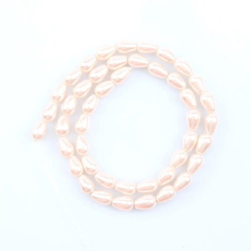 Shell Pearls Water Drop Beads DIY Jewelry Making 15'' 6*9 8*11 10*13mm