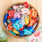 5/10 Baby Silicone Beads Mini Car DIY Pacifier Bracelet Jewelry Accessories