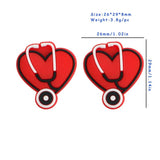 Sunrony 5/10 Pcs Pencil Corn Stethoscope Cartoon Silicone Beads